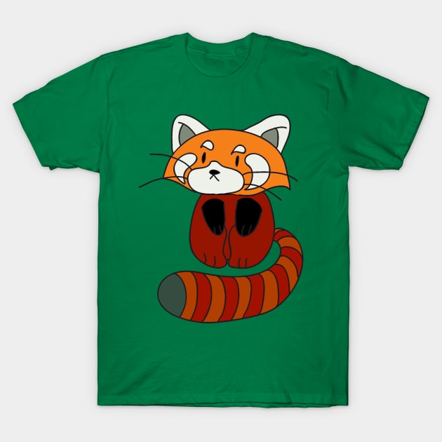 Cute Red Panda T-Shirt by saradaboru